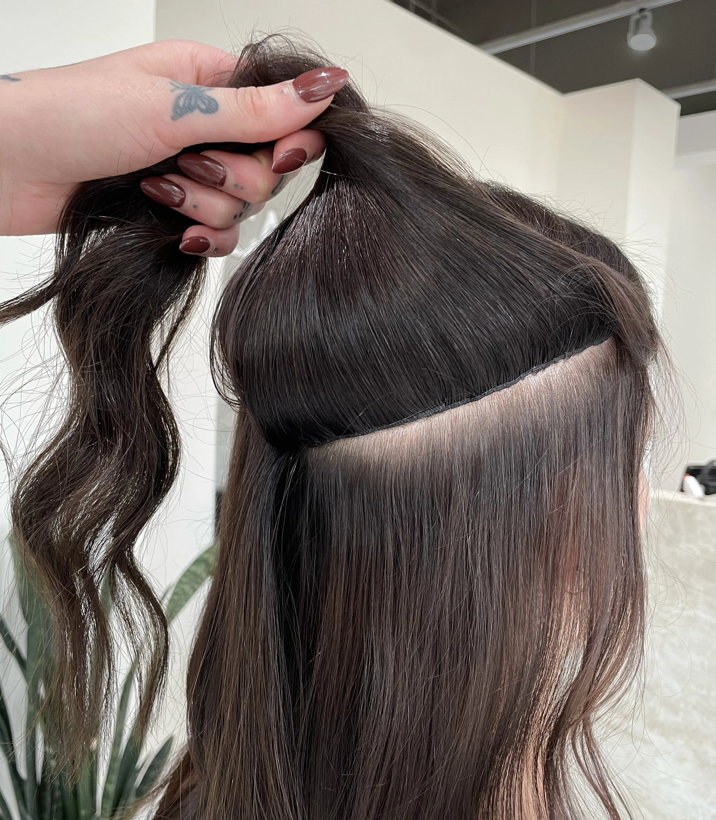 Seamless Extensions for Fragile Thin Hair