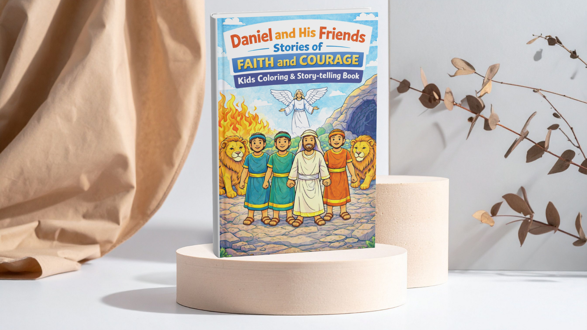 Daniel and His Friends: Stories of Faith and Courage Coloring Book