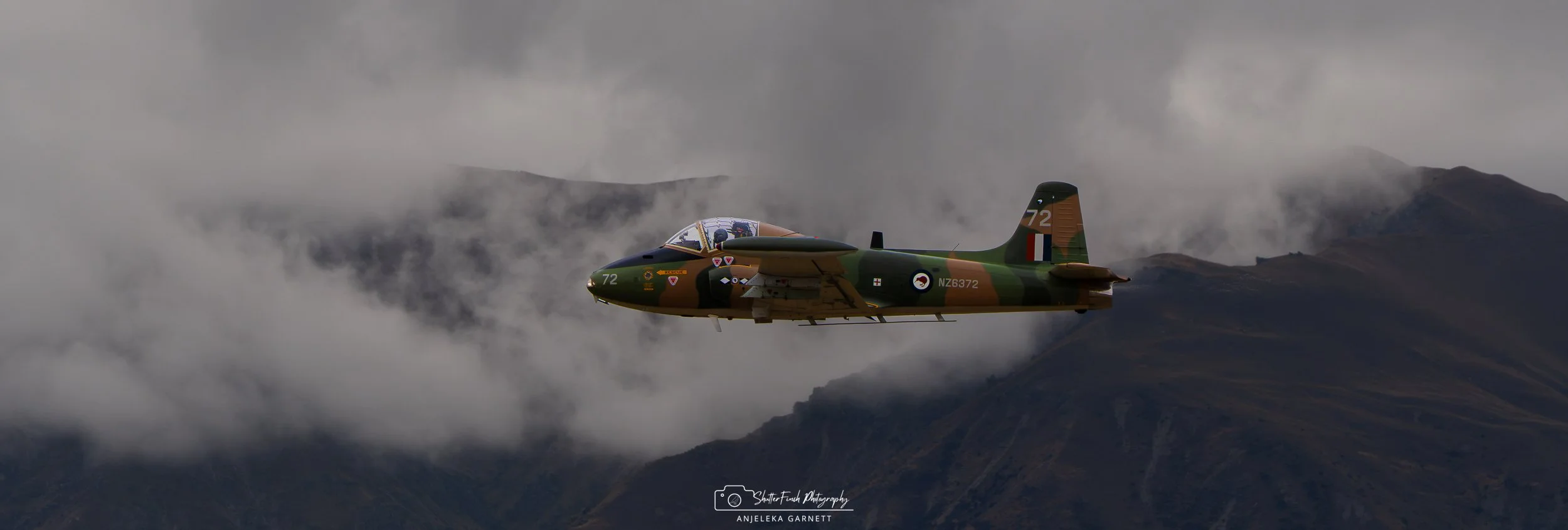 BAC 167 Strikemaster Mk.88
An ex Royal New Zealand Air Force airframe, flown by No. 14 Squadron. It is the ONLY airworthy Strikemaster flying in New Zealand.