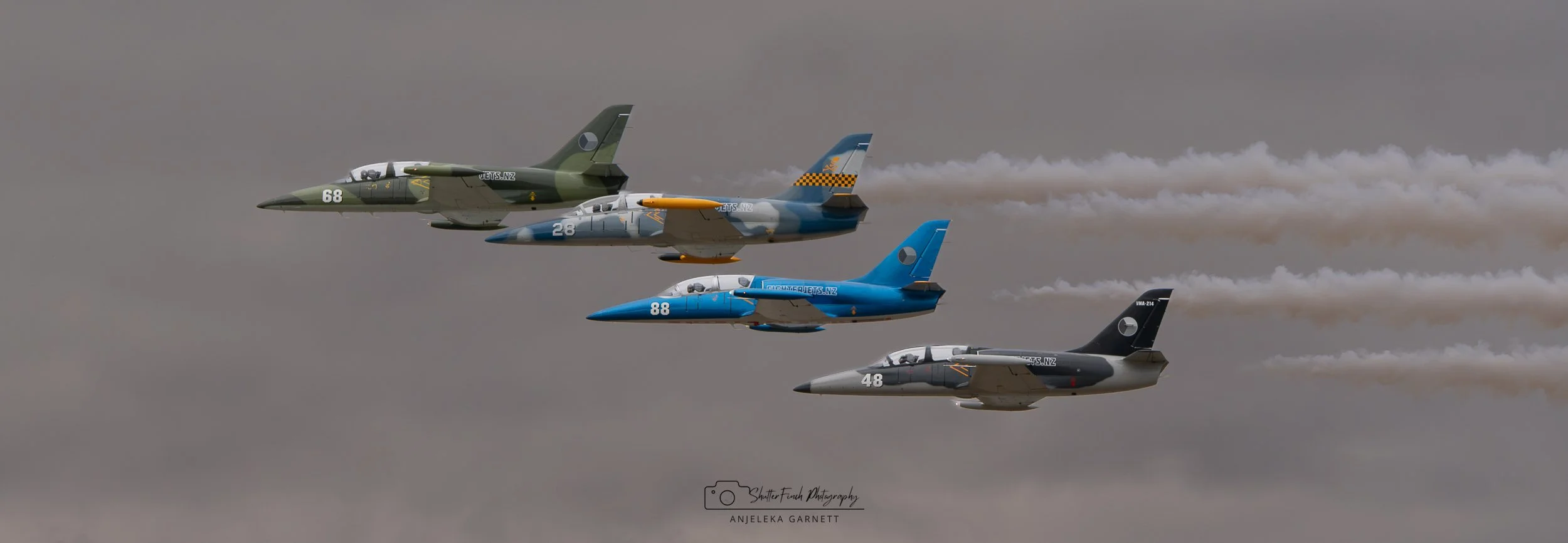 Aero L-39 Albatros 
These are high-performance jet trainers developed in Czechoslovakia. These are owned and flown by FighterJets.NZ. You can go for a 30 minute spin in one... for $4300NZD+!