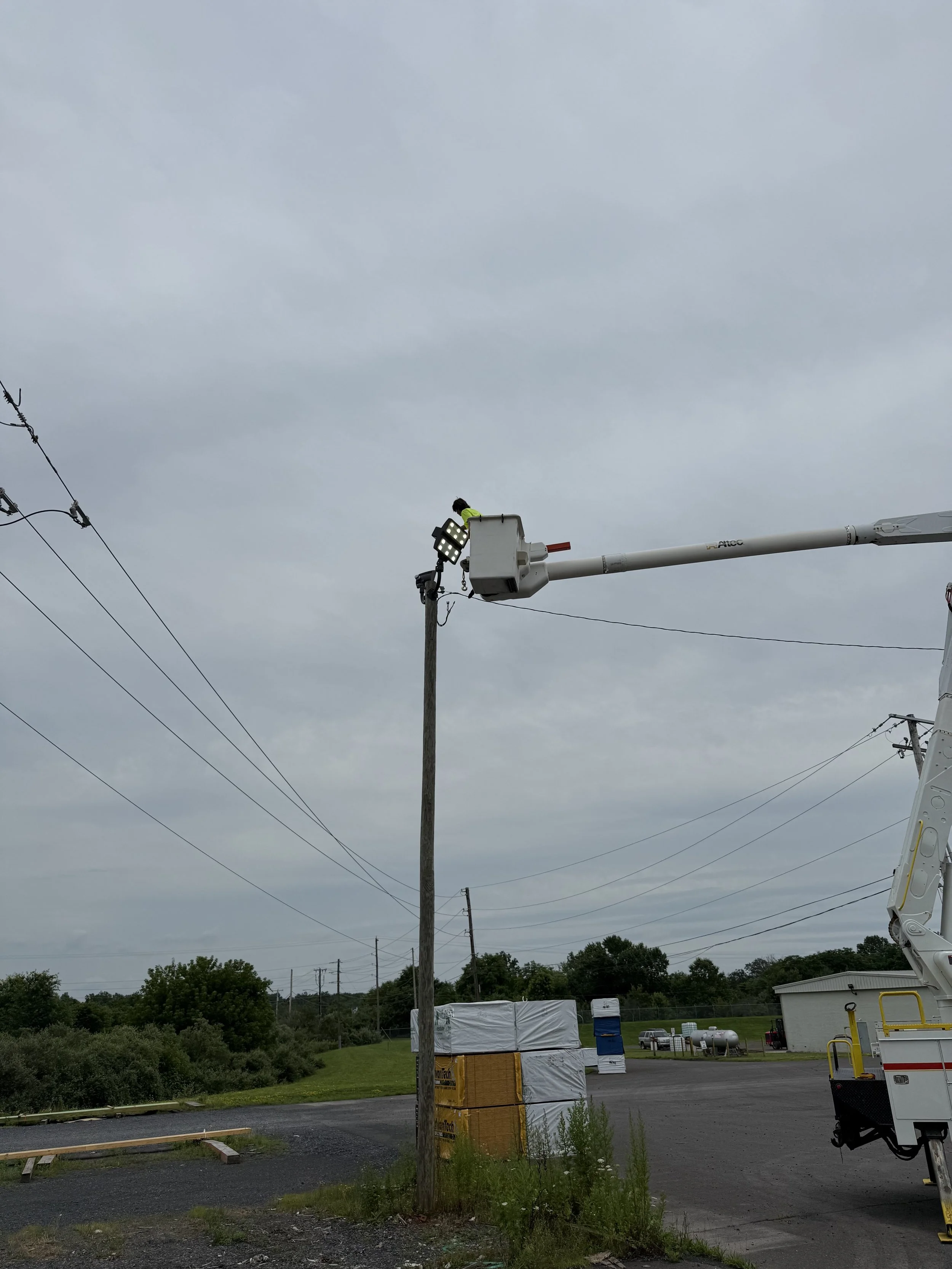 Parking lot lighting
