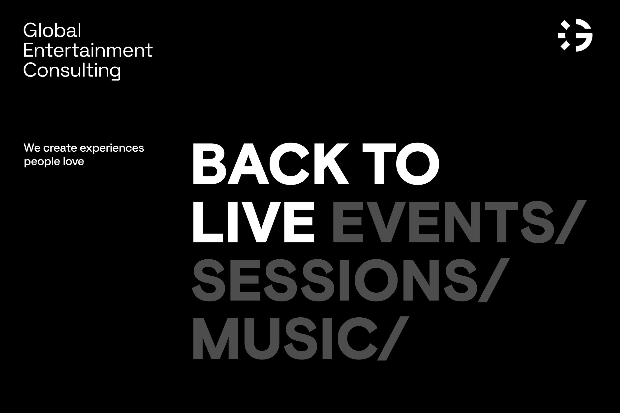 Music and arts branding: Global Entertainment Consulting