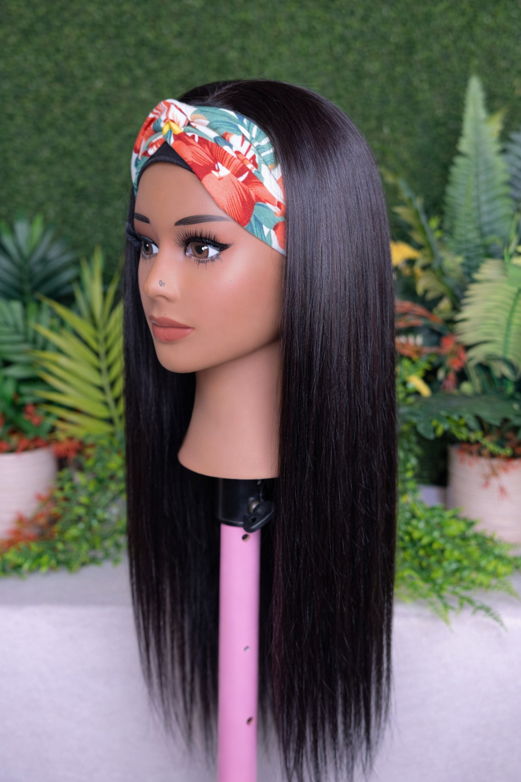 18' HeadBand Wig | 100% Human Hair Wig | 1 Extra HeadBand