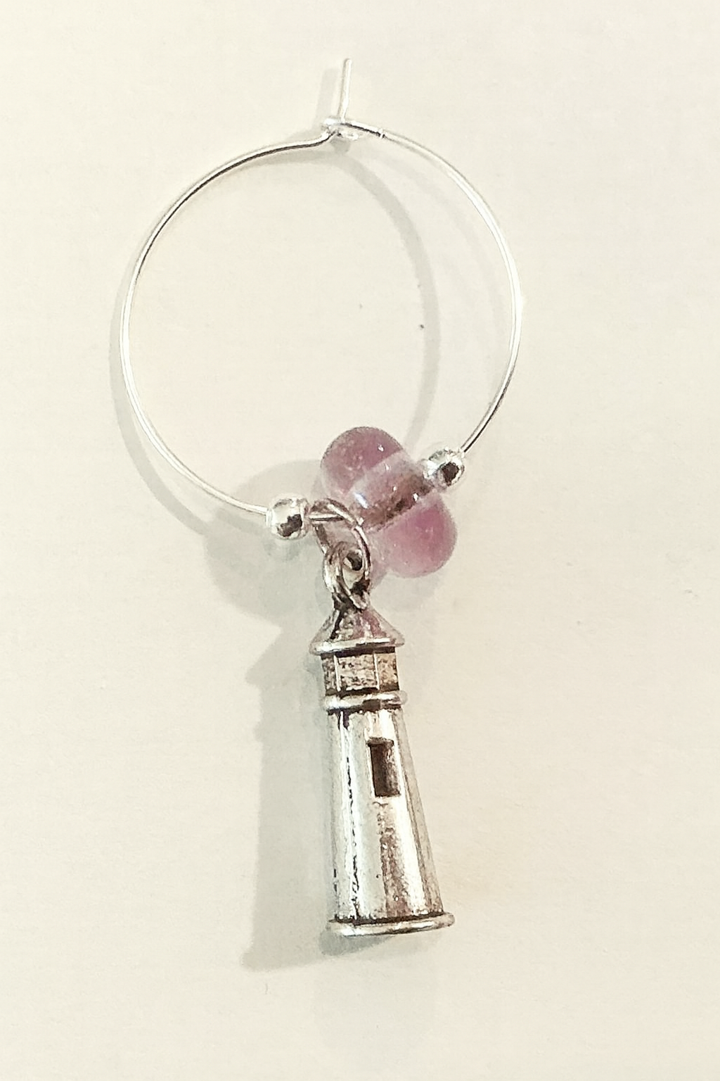 Lighthouse Wine Charm