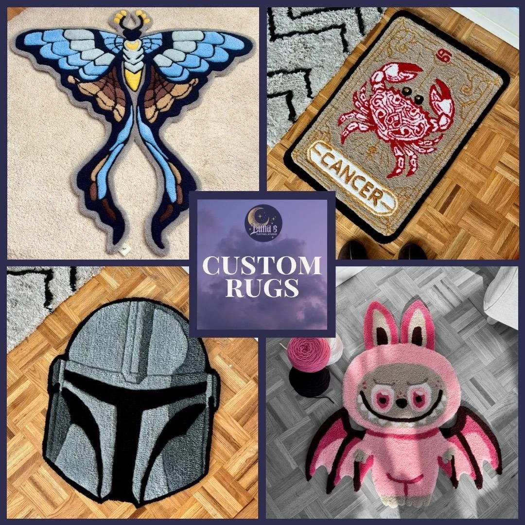 Business Logo Custom Tufted Rug