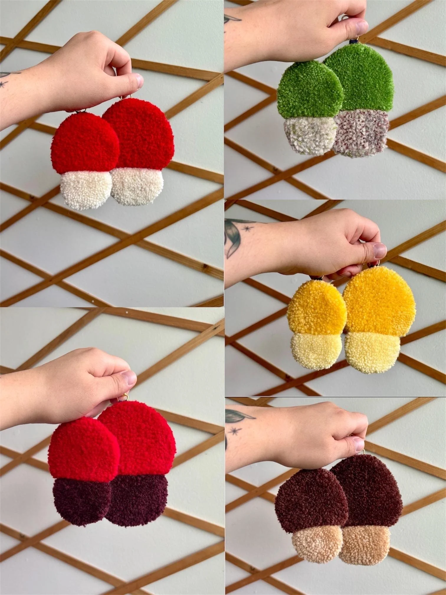 mushroom bag charms