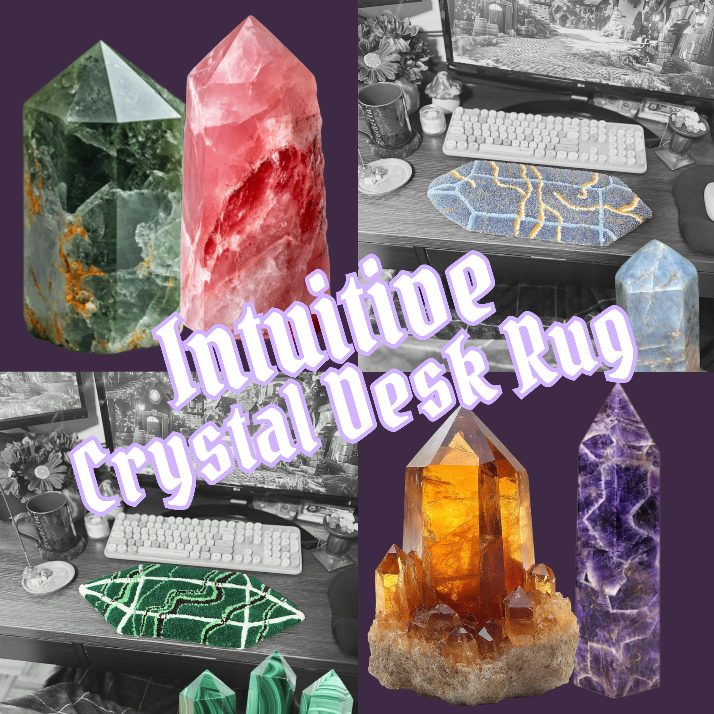 PREORDER: Intuitive Crystal Desk Rug