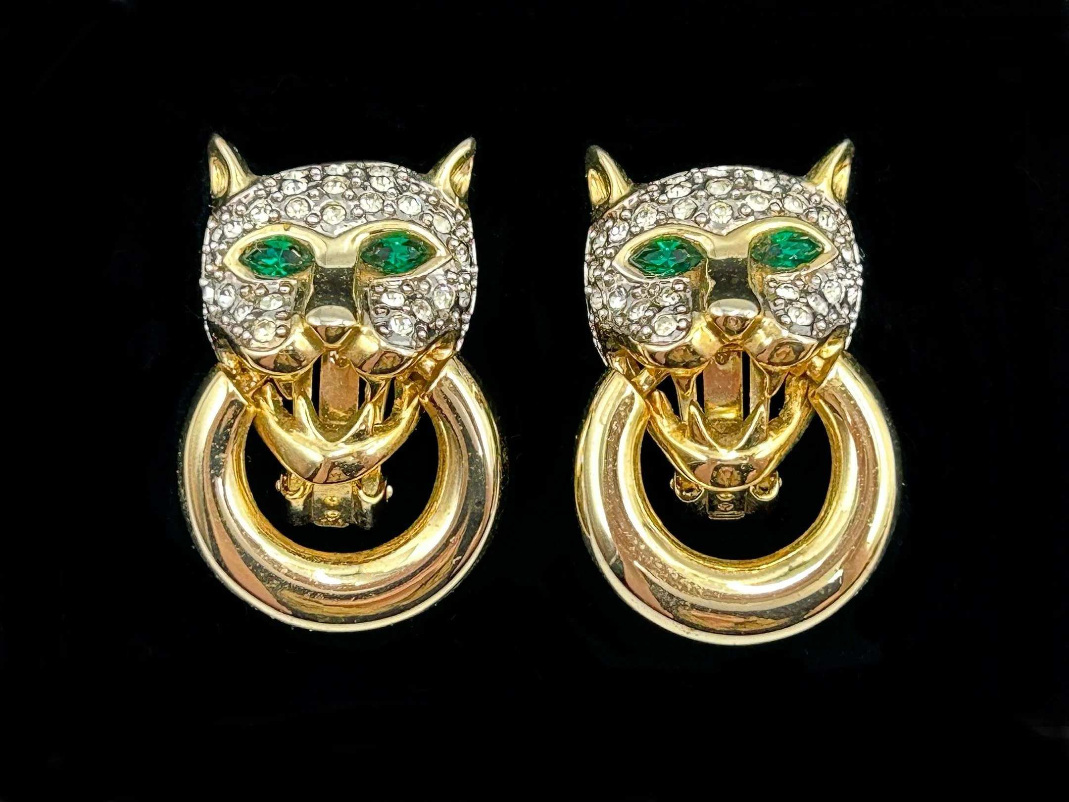 FANGED PANTHER EARRINGS - SOLD OUT!