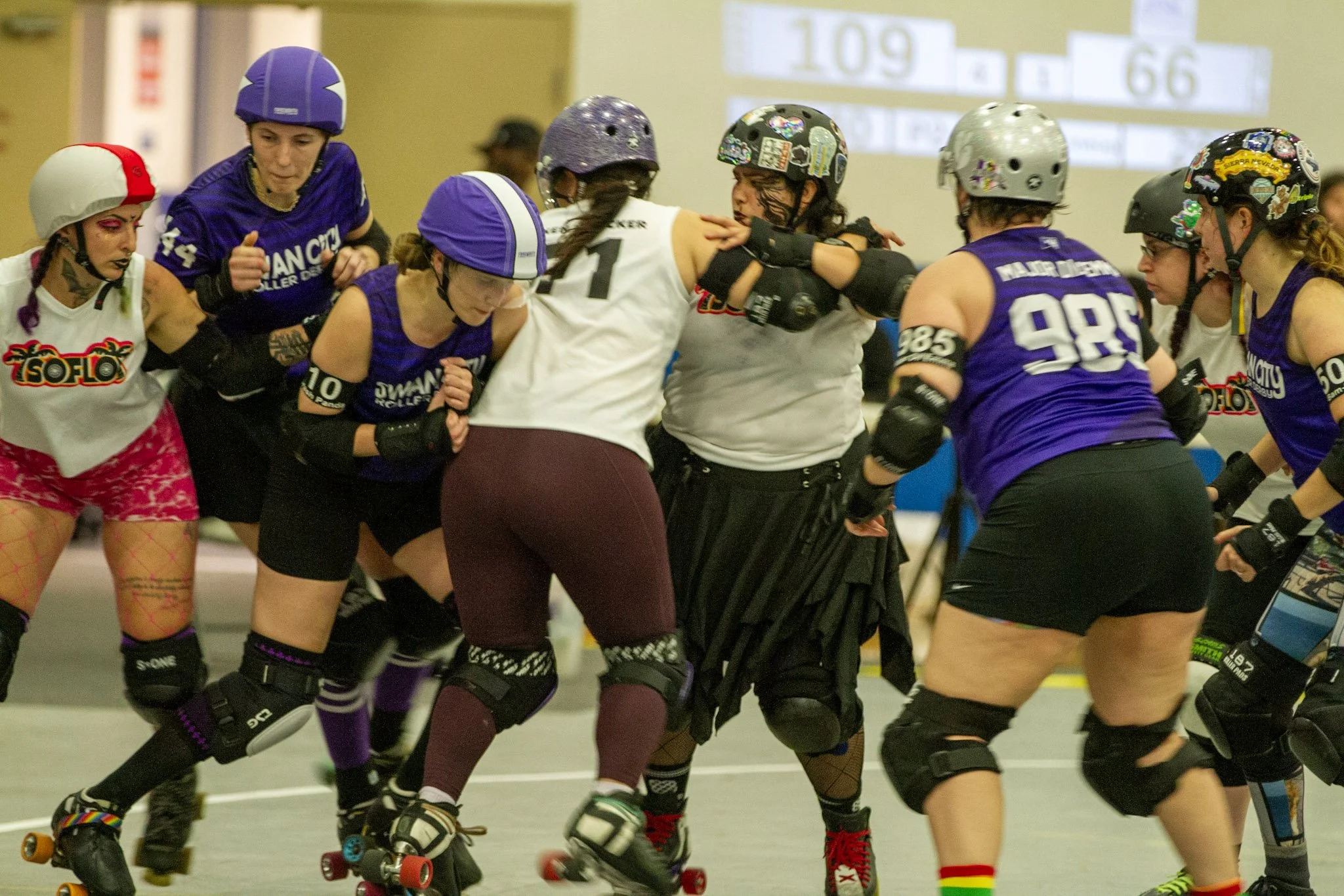SoFlo Roller Derby vs Swan City Roller Derby