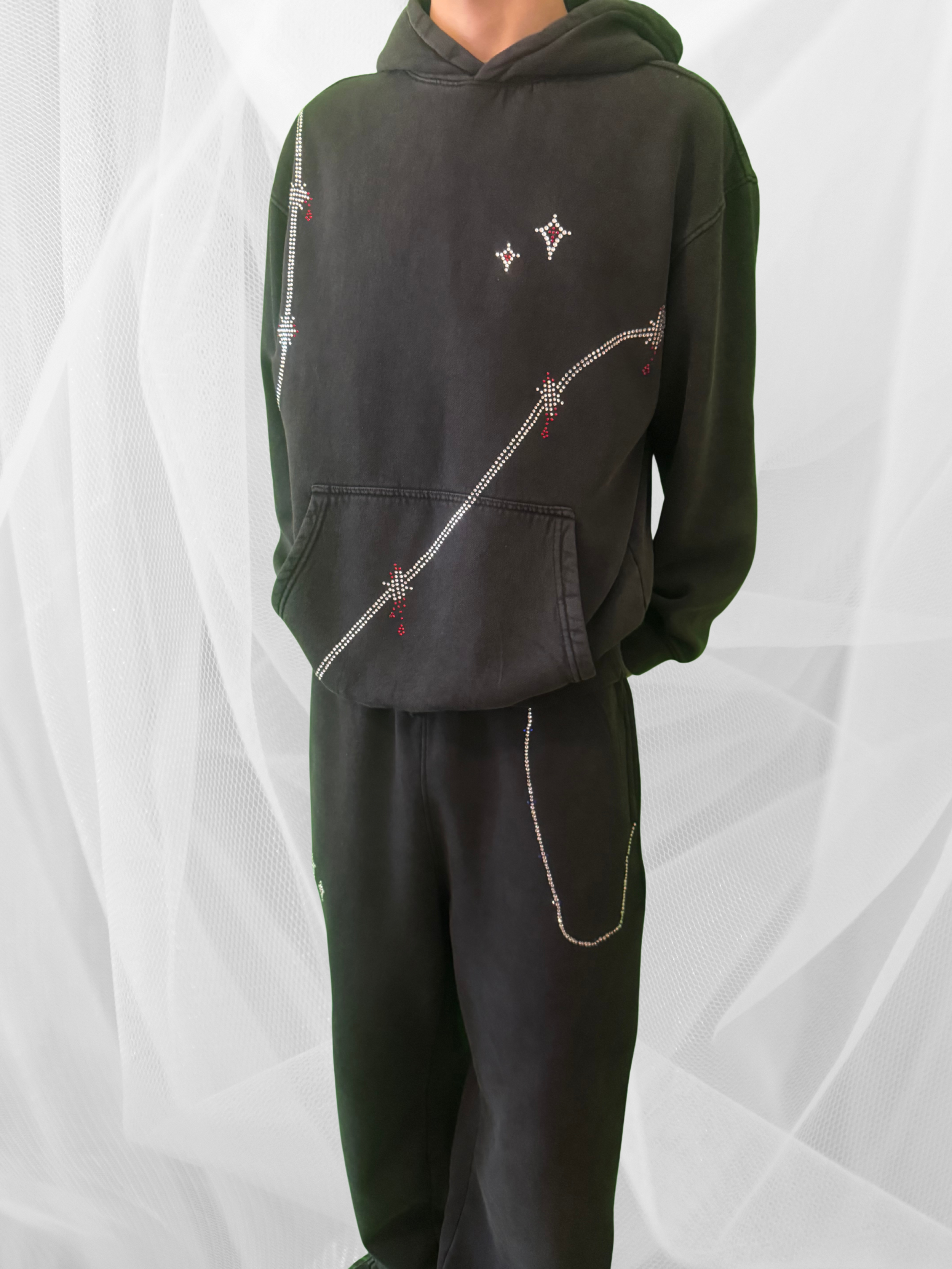 SP26 Collection: Premium Bleached Sweatsuit - "Wire"