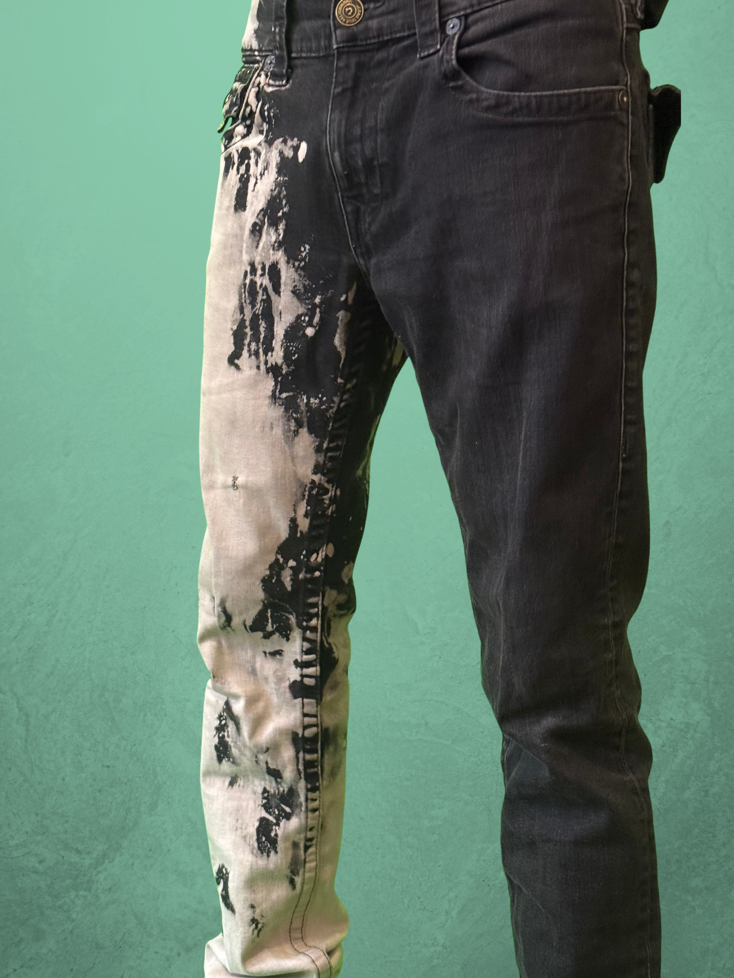 SP26 Collection: True Religion - Custom Men's Jeans - "Cowhide"