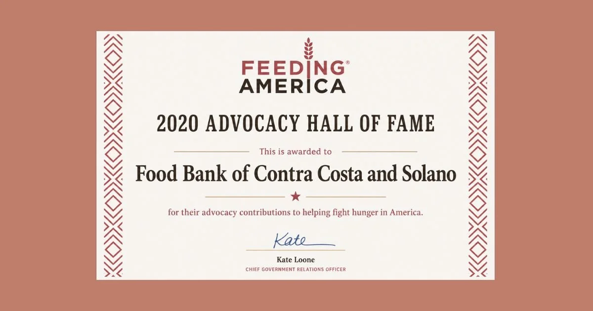 Food Bank enters Advocacy Hall of Fame