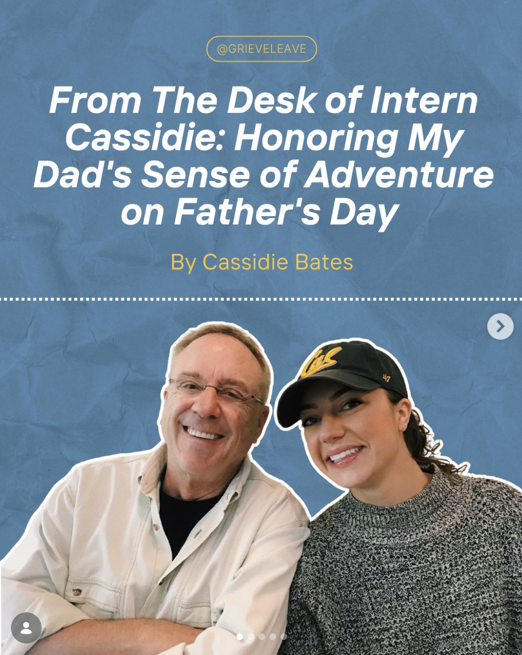 From Intern Cassidie's Desk: Honoring My Dad's Sense of Adventure on Father's Day
