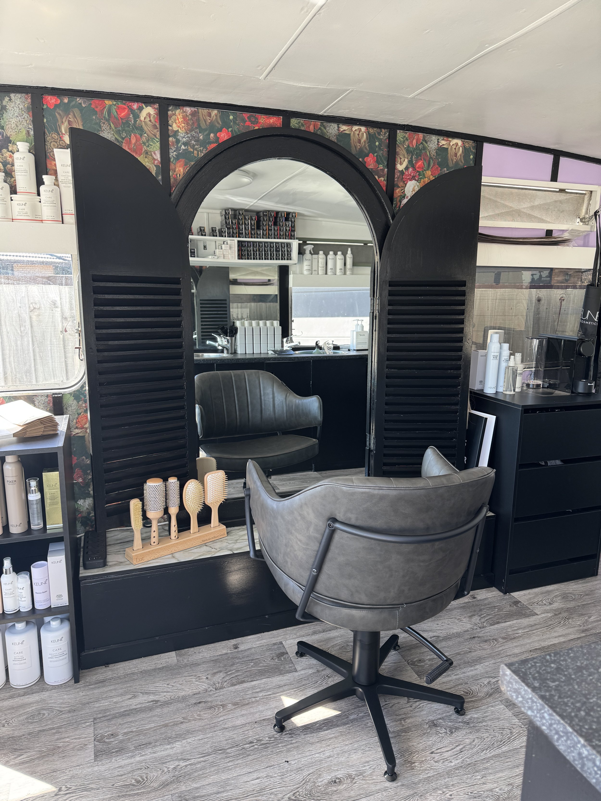Riot Hair Studio interior extension artist