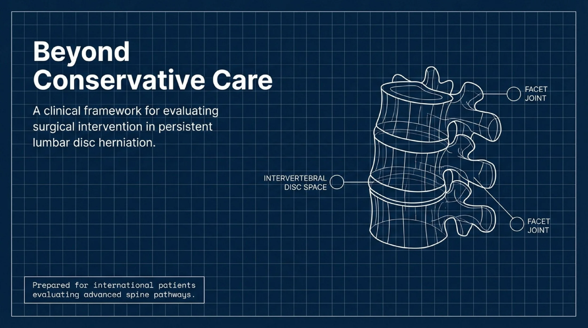 Lumbar Disc Herniation Surgery: What to Consider After Conservative Treatment Stops Working