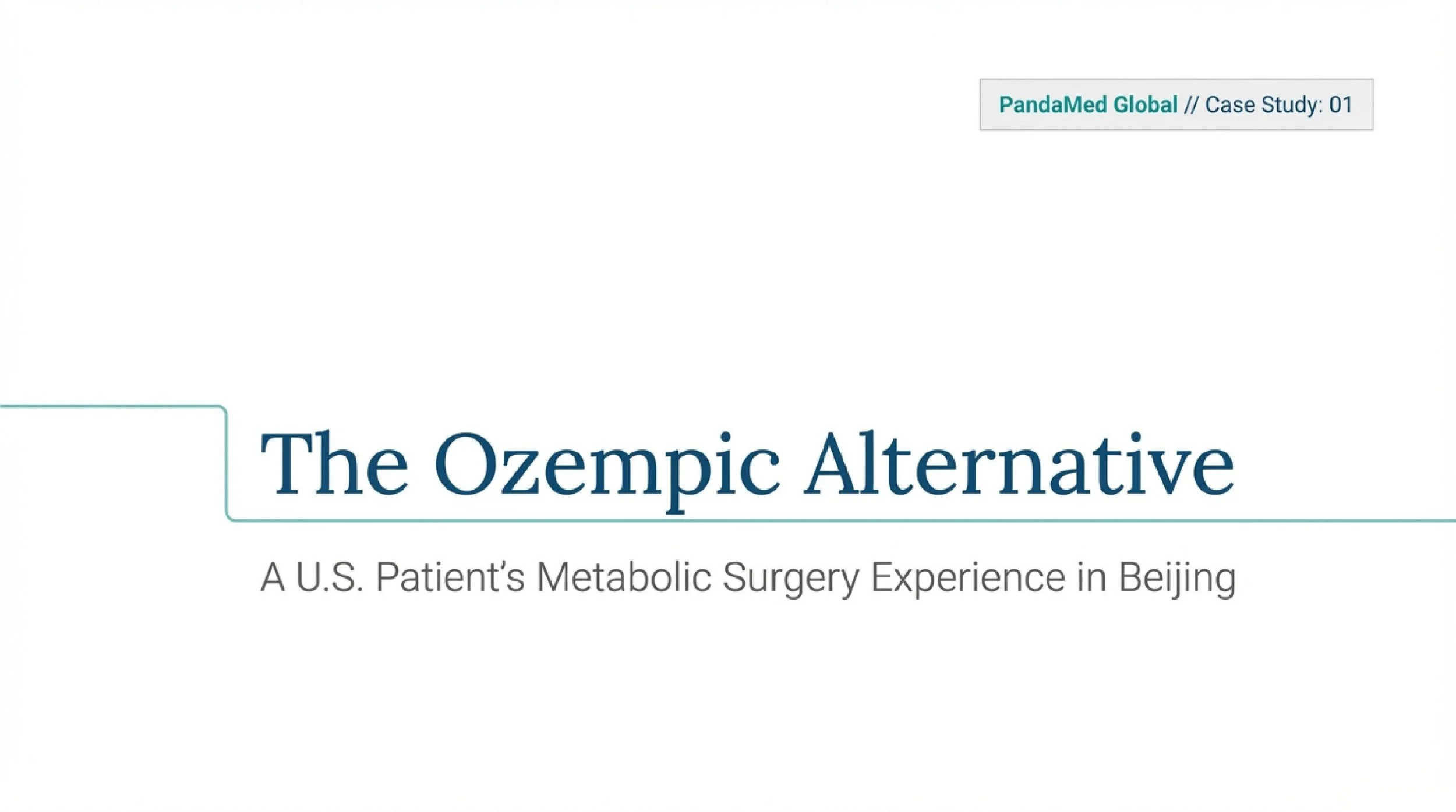 Ozempic Alternative: A U.S. Patient’s Metabolic Surgery Experience in Beijing