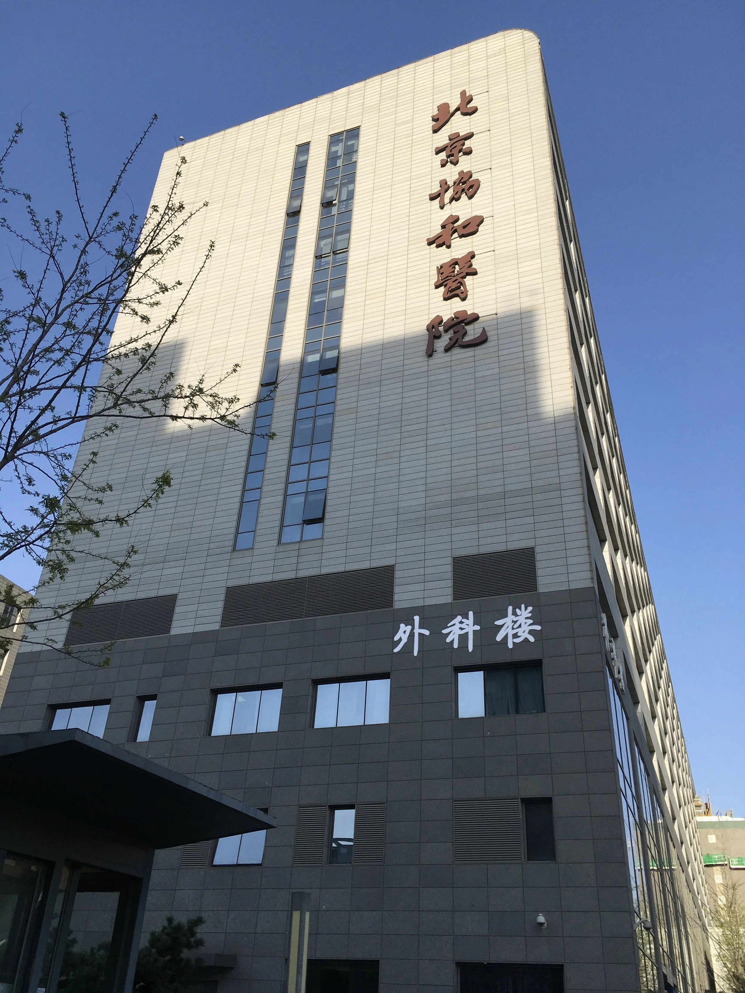 Peking Union Medical College Hospital (PUMCH) exterior, China's premier center for complex and rare disease diagnosis.