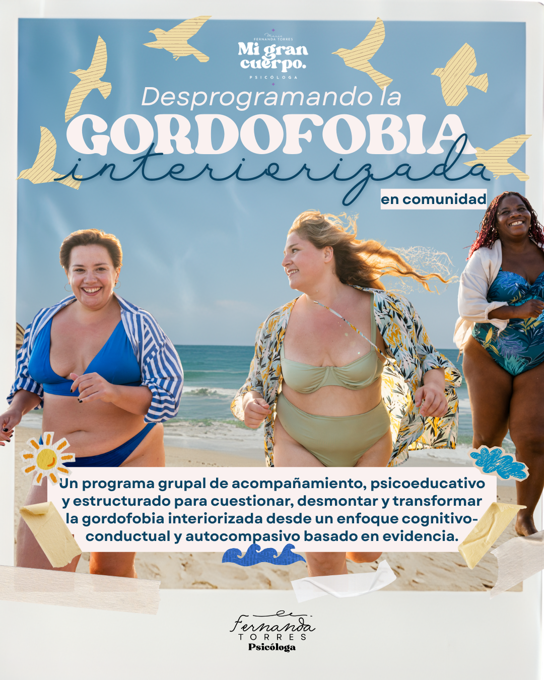 Desprogramando la gordofobia interiorizada (EN COMUNIDAD).