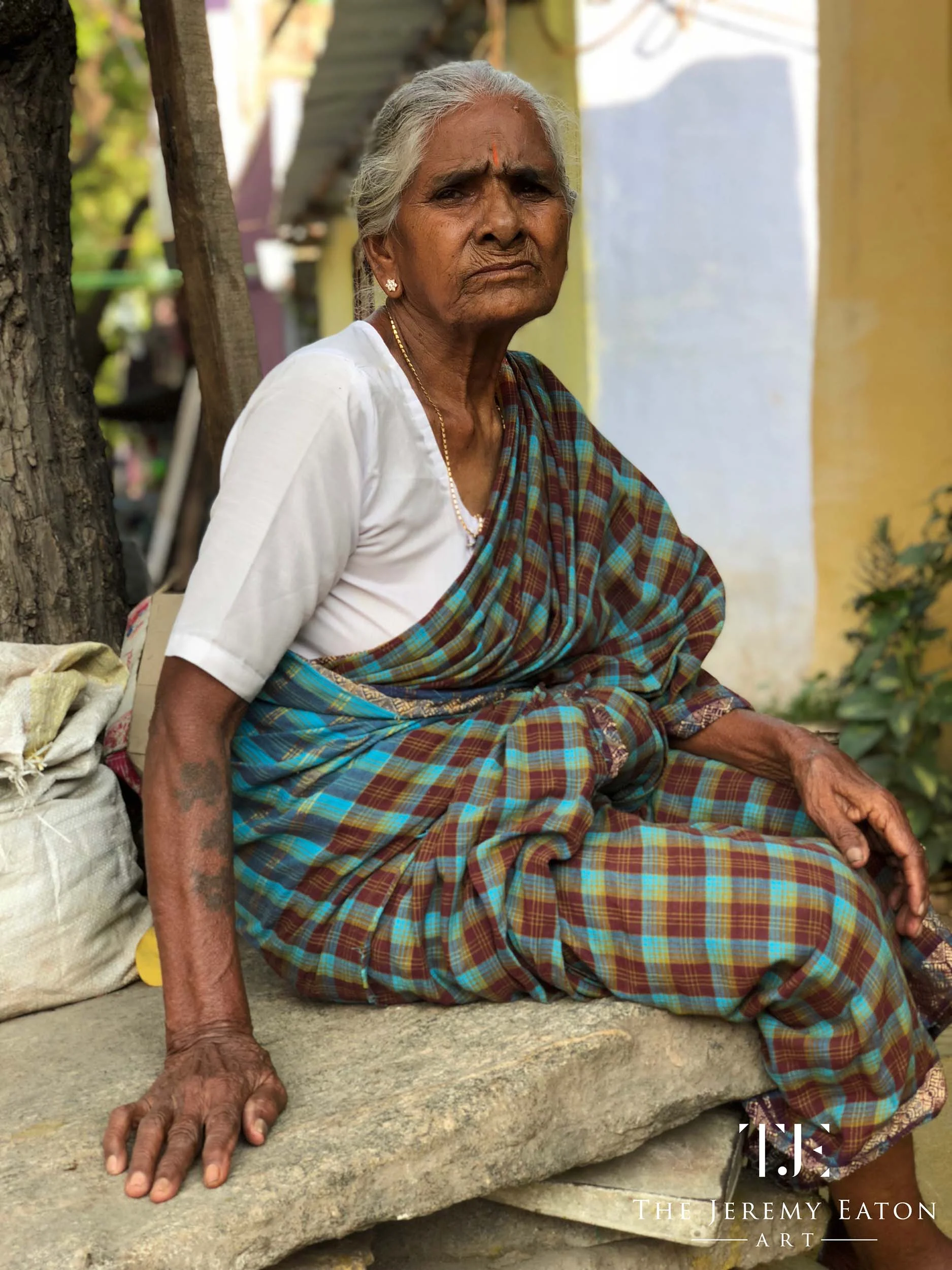Woman & Her Resting Place
