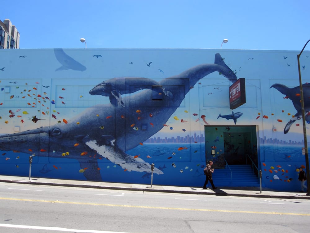 Mural work for the O’Farrell Theatre in San Francisco, CA.