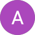A purple circular icon with the letter 'A' in the center.