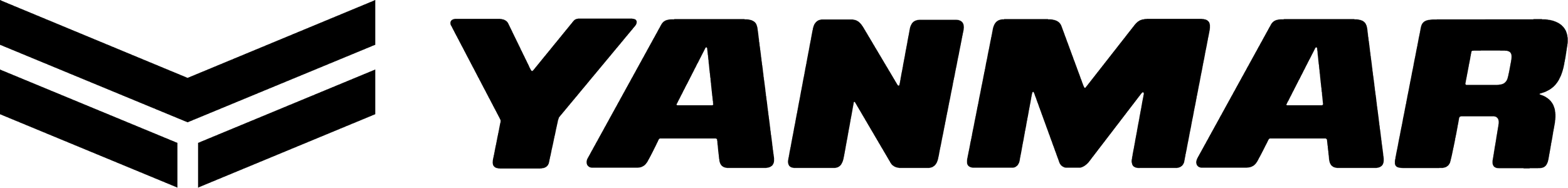 Yanmar logo with stylized text and a geometric symbol on the left