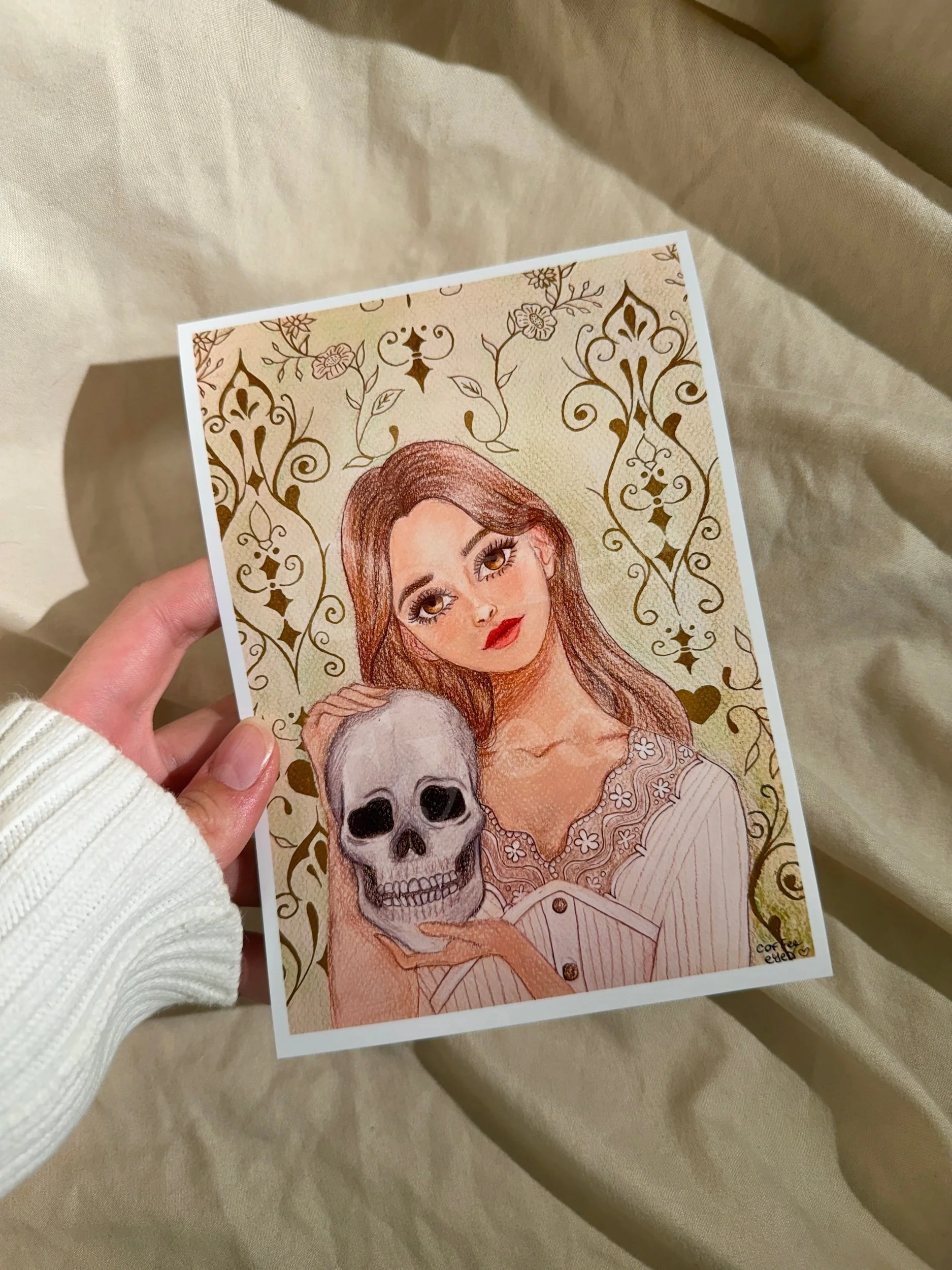 "Death Becomes Him" print