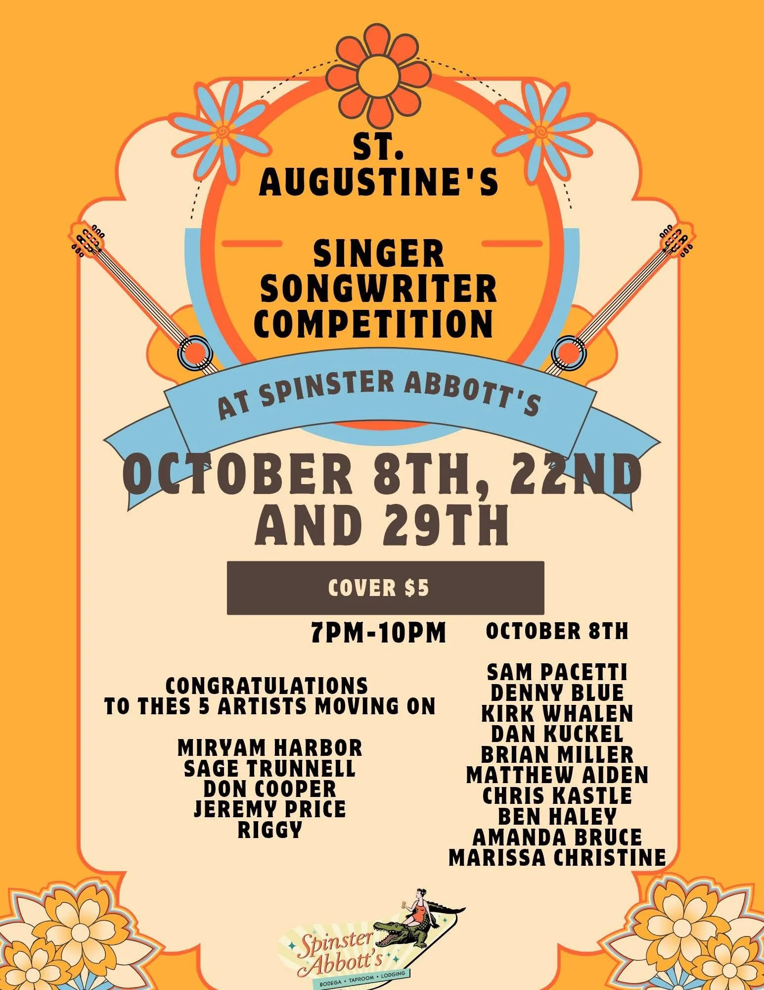 St. Augustine Singer Songwriter Competition 