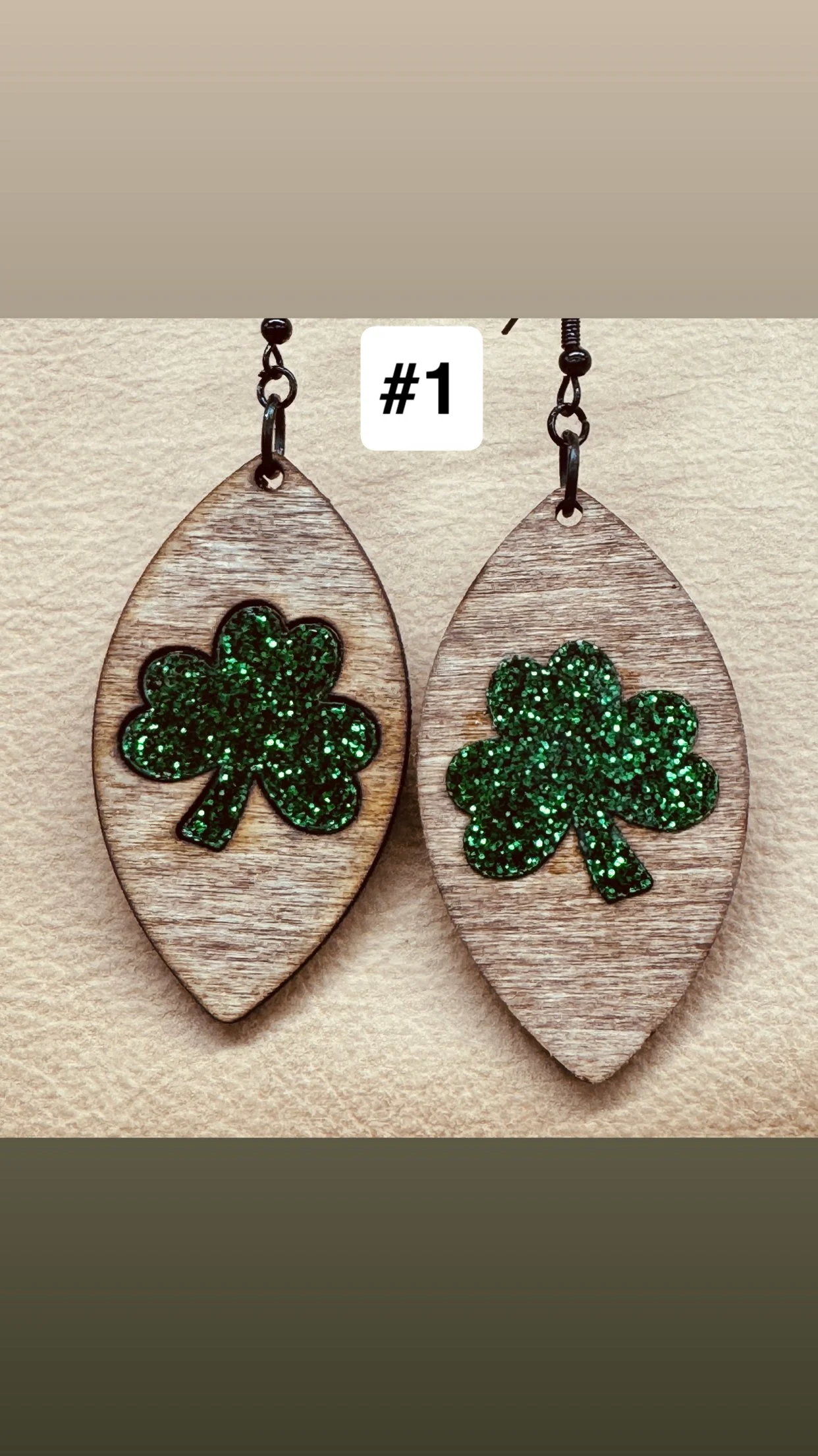 Shamrock earrings