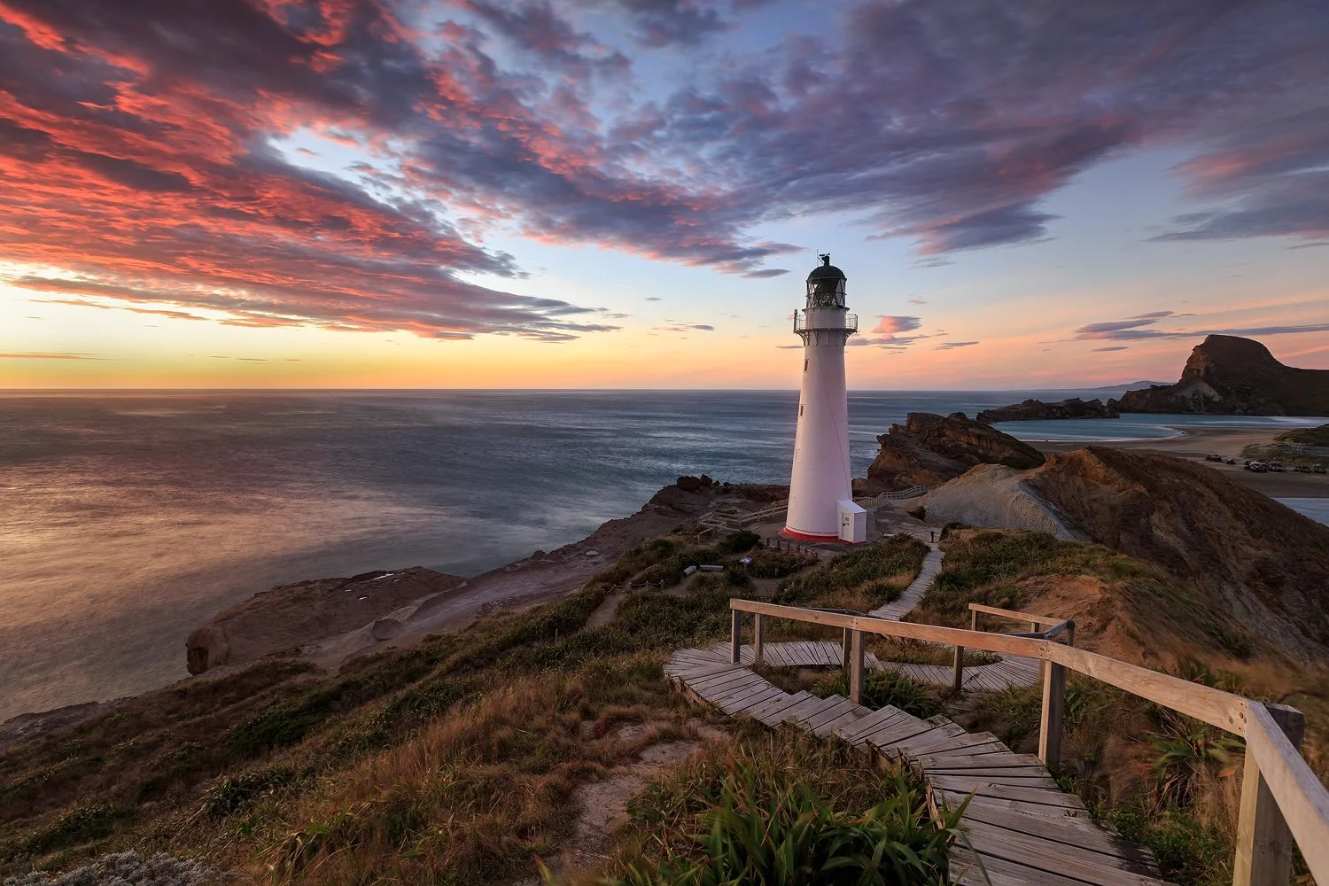 Castlepoint Lighthouse, New Zealand