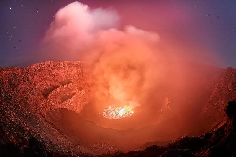 Nyiragongo Volcano, Democratic Republic of Congo