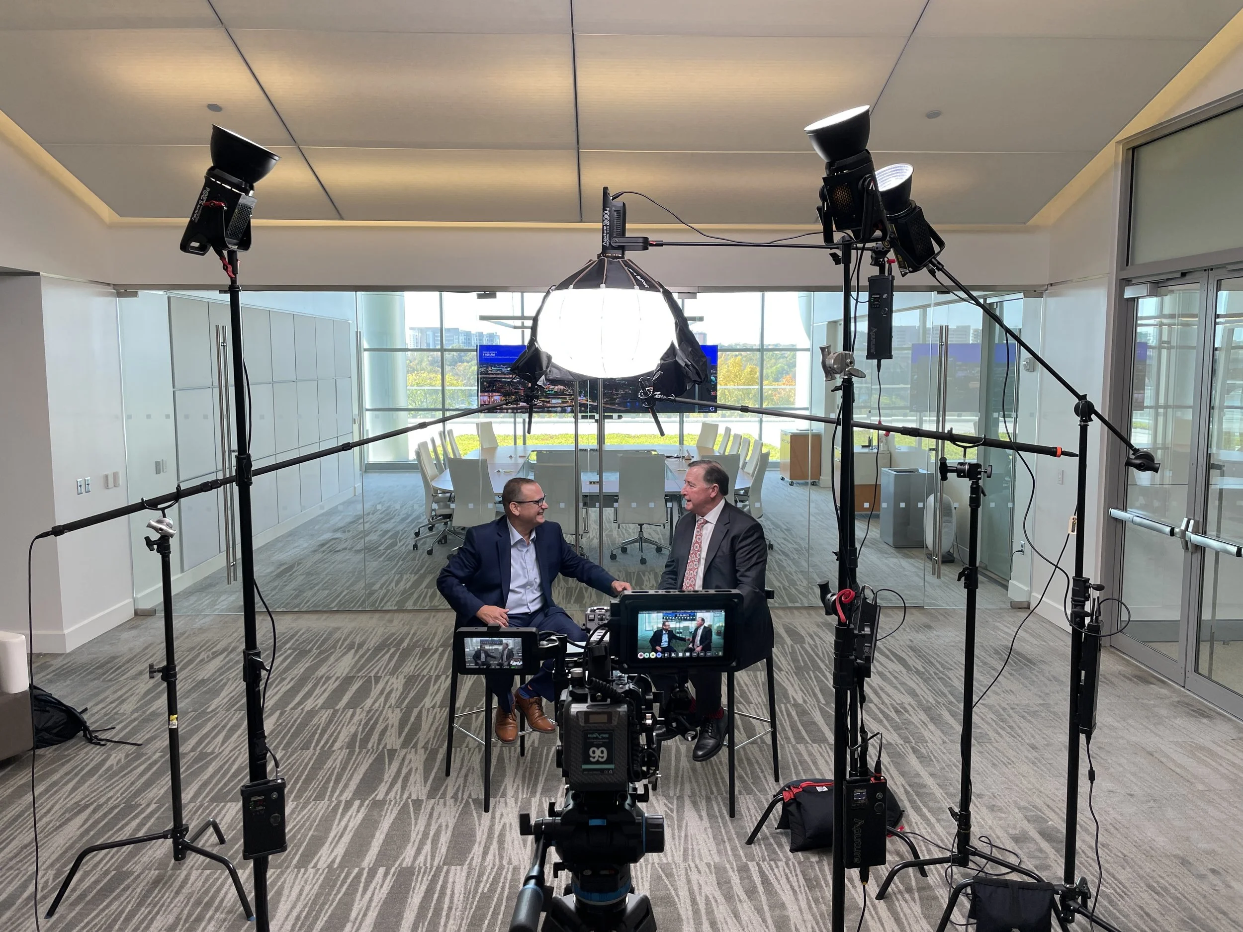 Corporate interviews produced and edited by Daydream Studio a video production company in Richmond, Va.