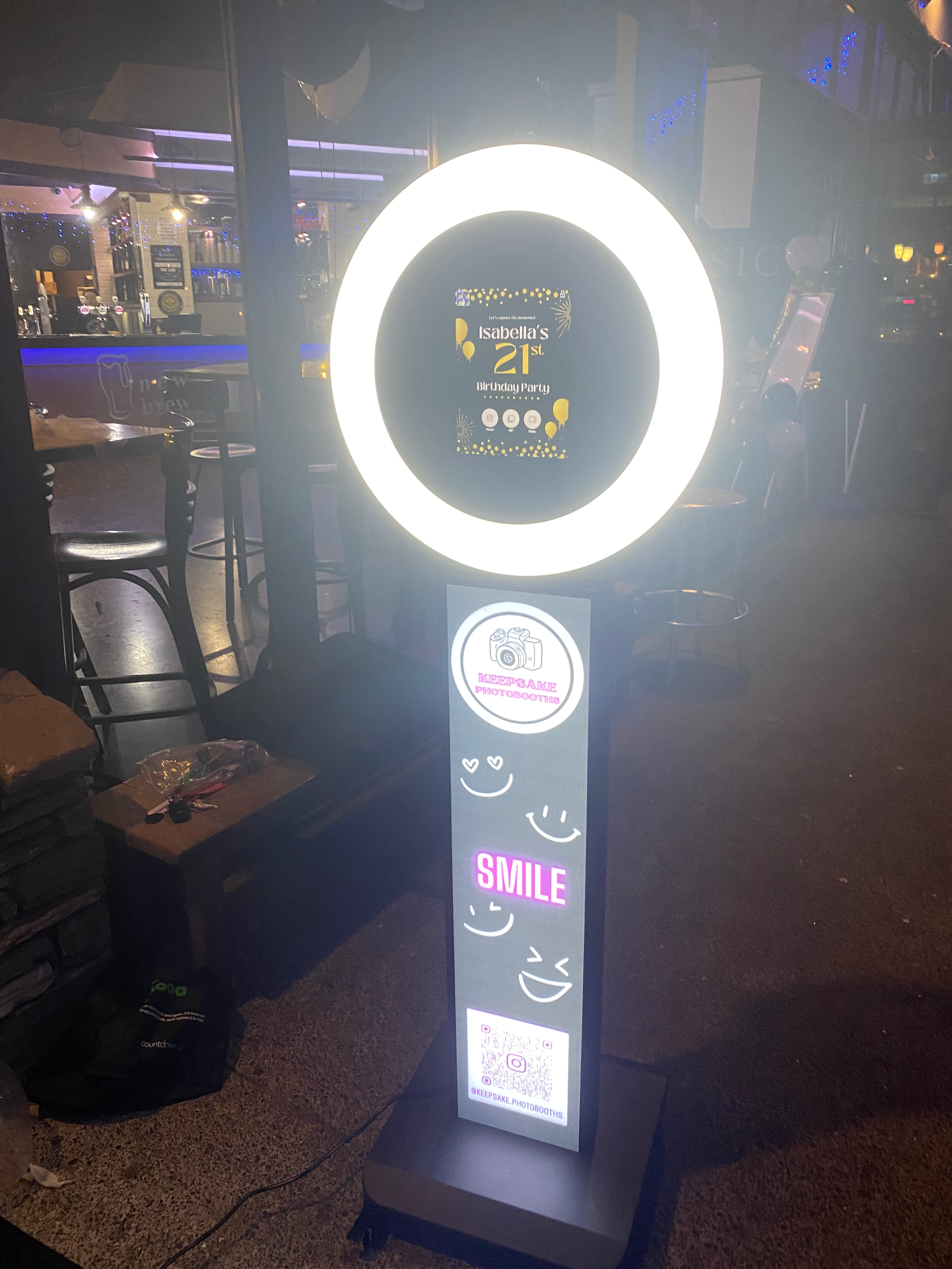 Photobooth 21st Birthday Party