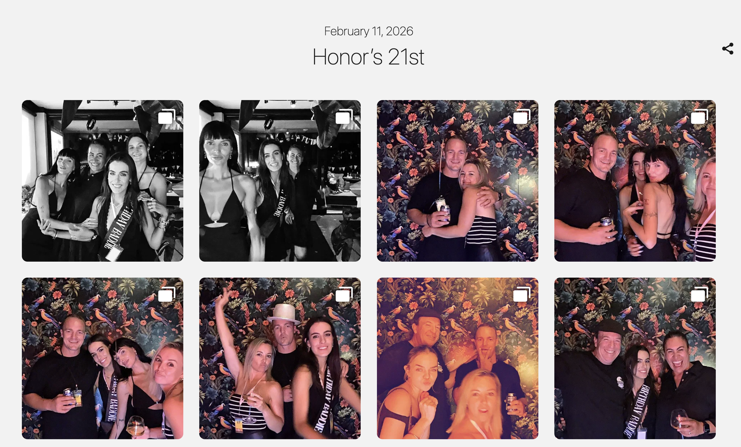 Photobooth Online Gallery