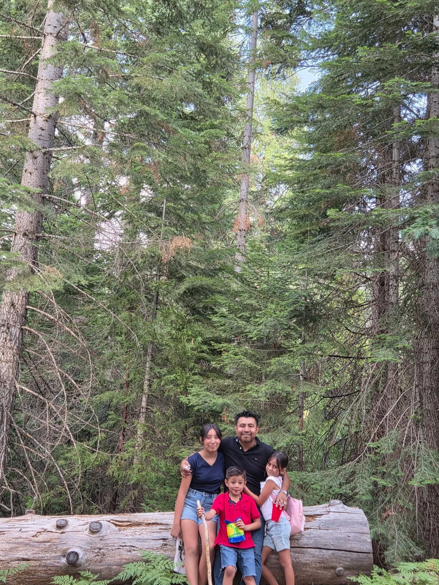 Sometimes you just need a little perspective. 🌲❤️

Things can feel really big in the moment, but then I look at this little group right here and remember what matters most.

As long as we have each other, we&rsquo;re good. ❤️

#Family #Perspective #