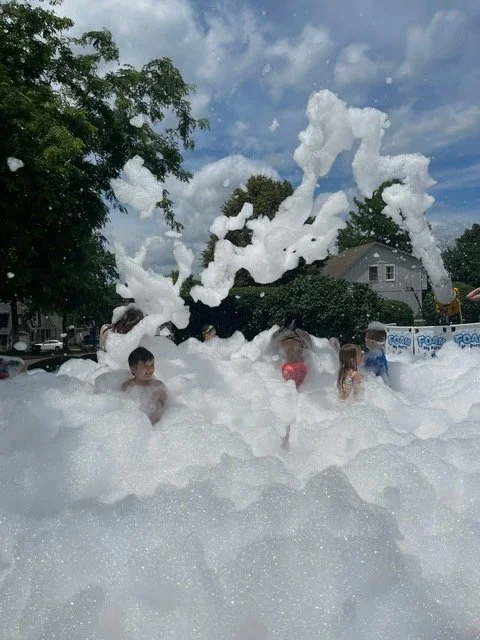 Creekside foam party