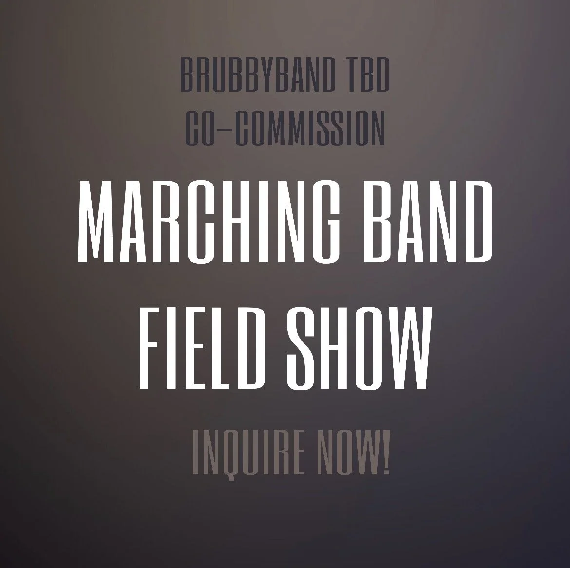 TBD Co-Commission Marching Band Show