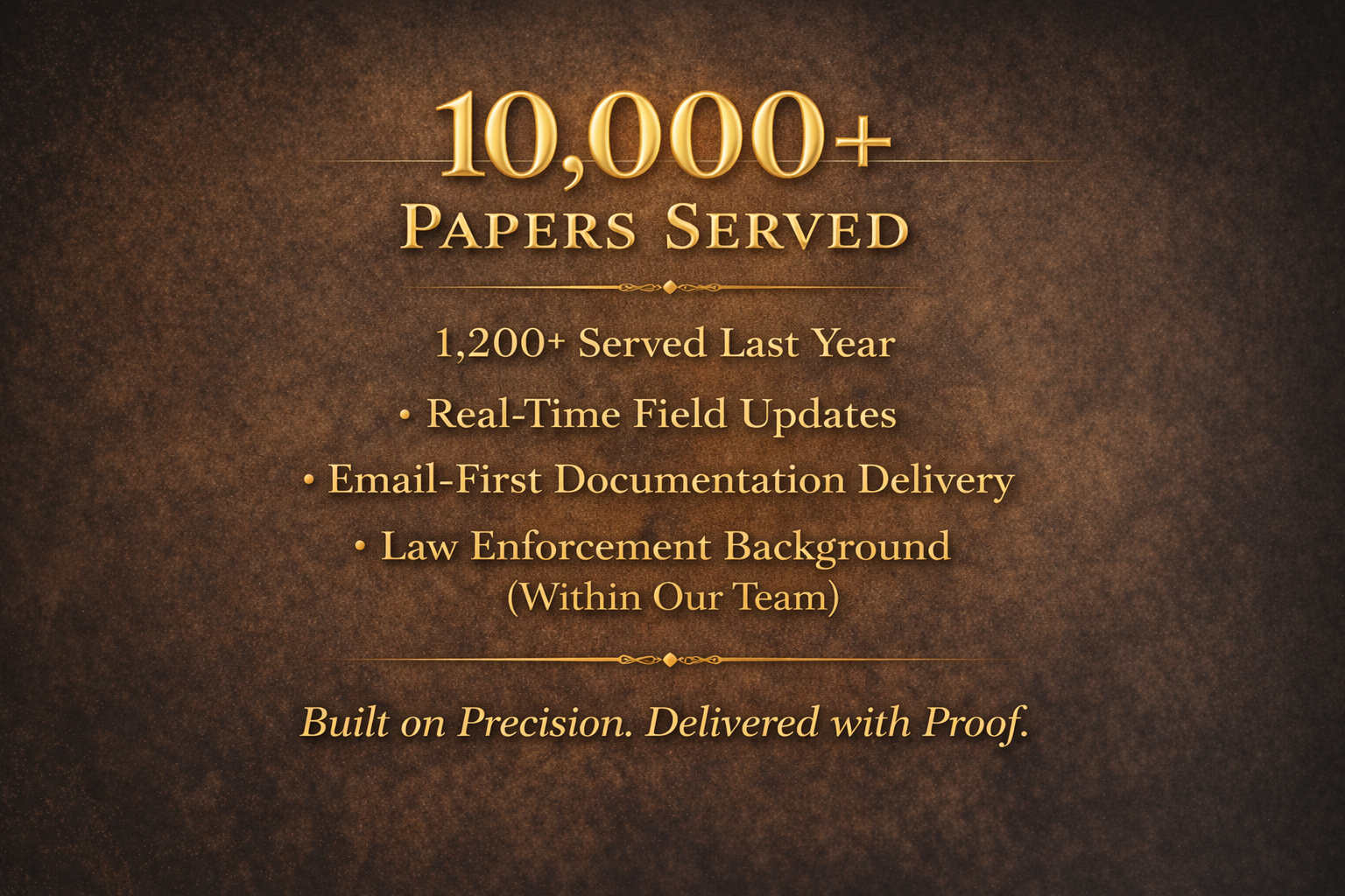 affidavit of service legal paperwork example missouri