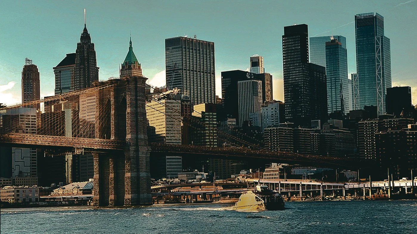 Lower manhattan frm the Brooklyn side. iPhone 