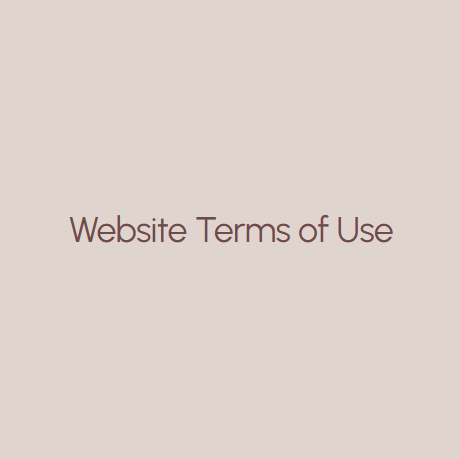 Website Terms of Use