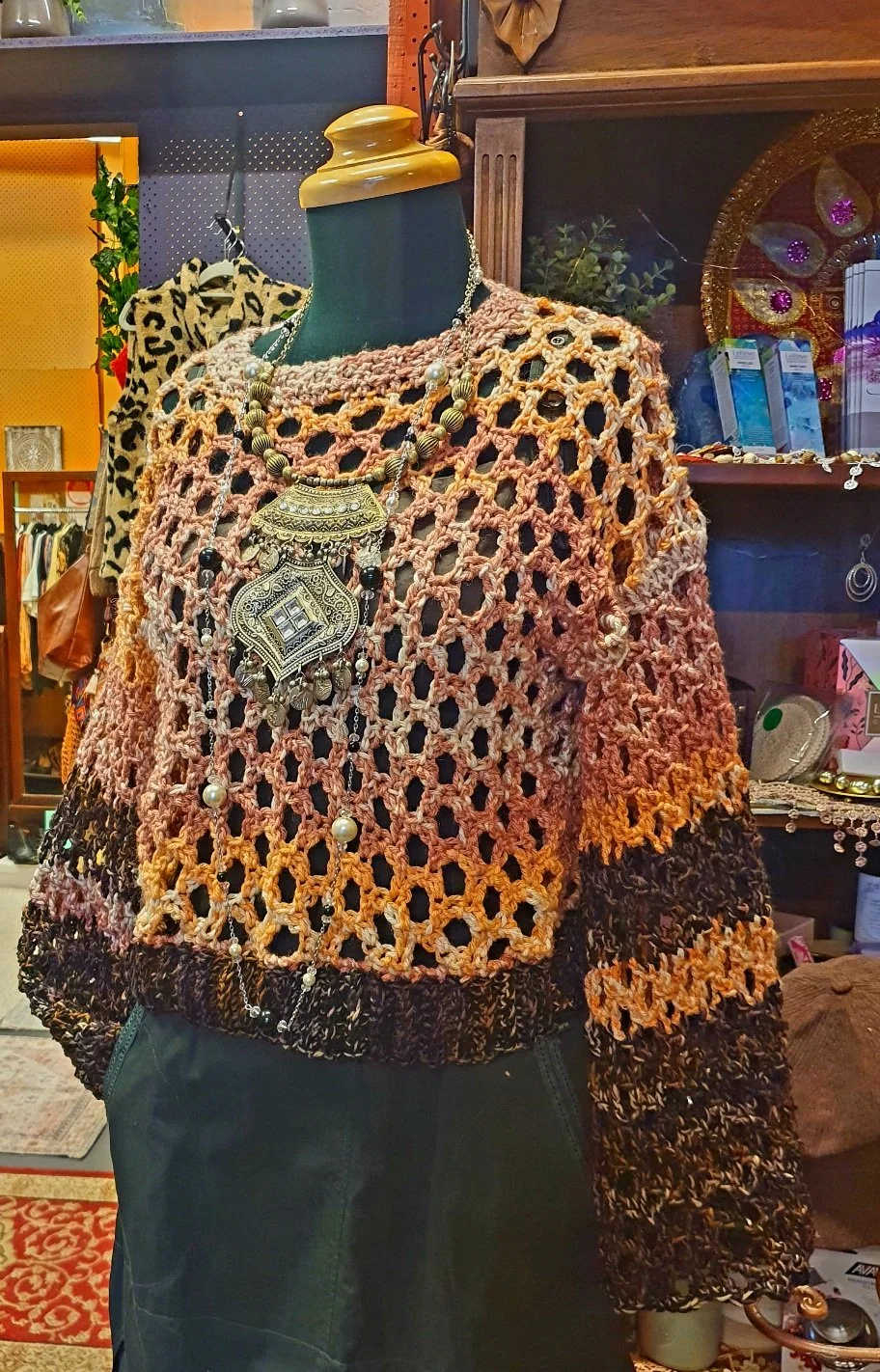 Blaze - Crocheted Boho Sweater