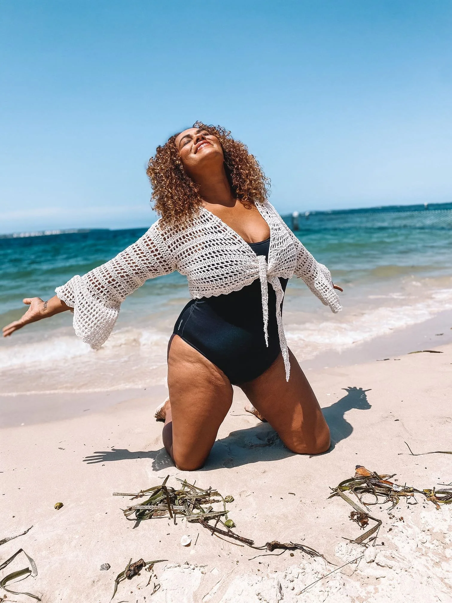 Cream top Tie front 2.jpg