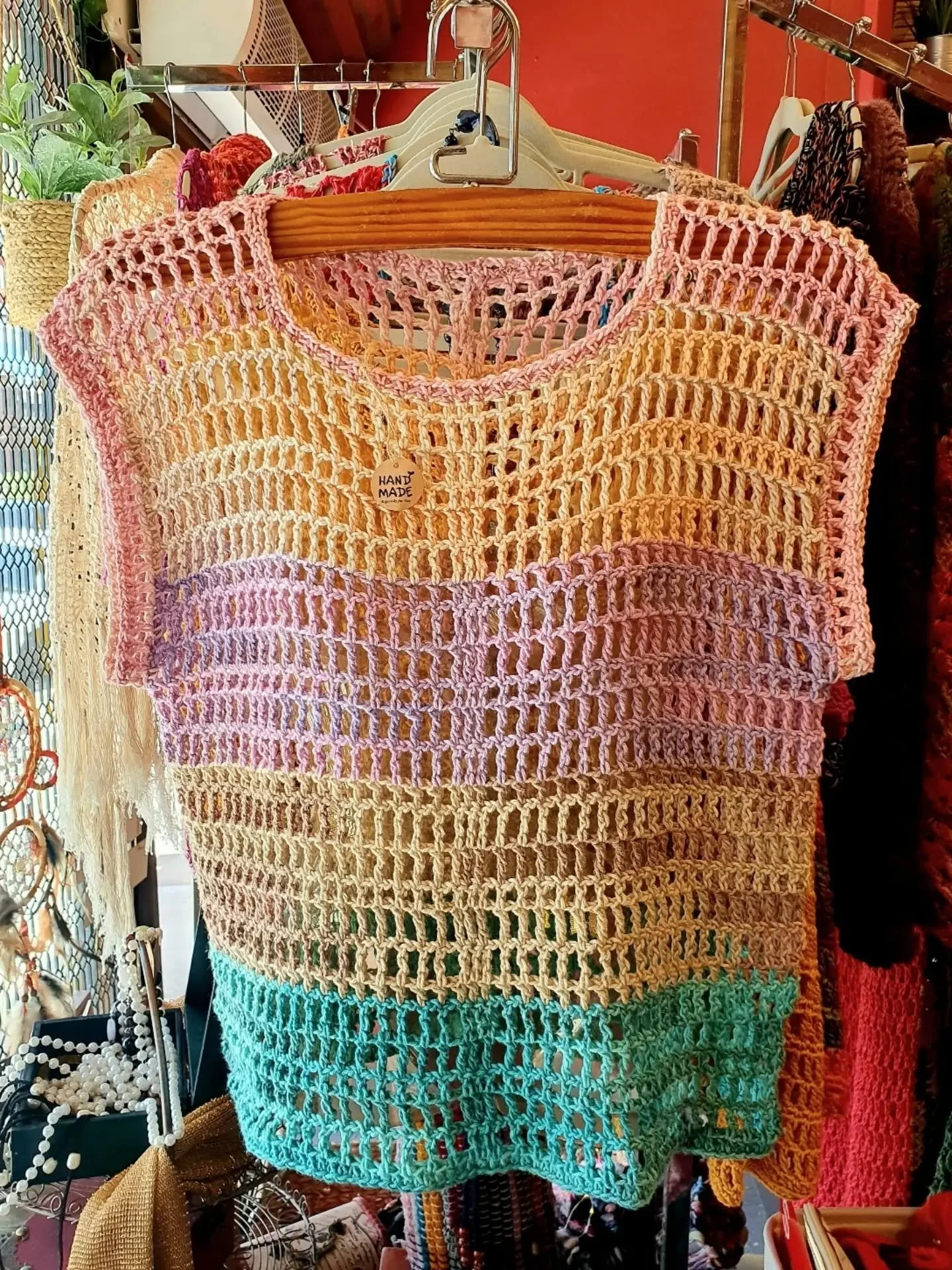 Multi colourred Sleeveless Top.jpg