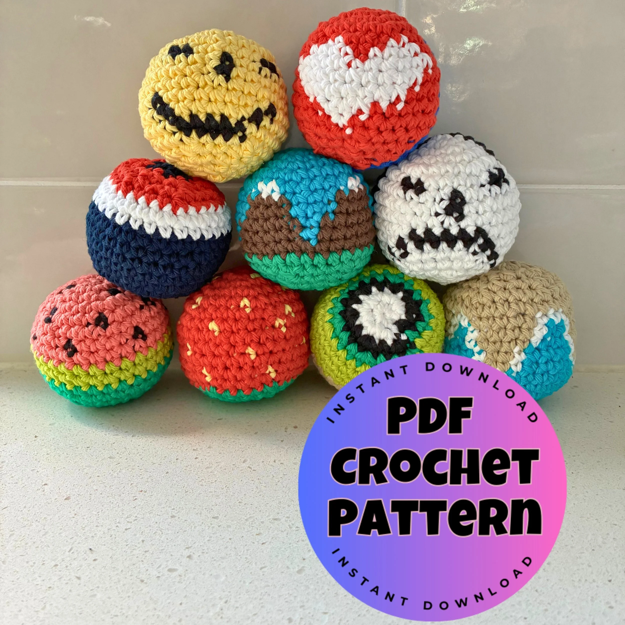 Hacky Sacks Crochet Pattern