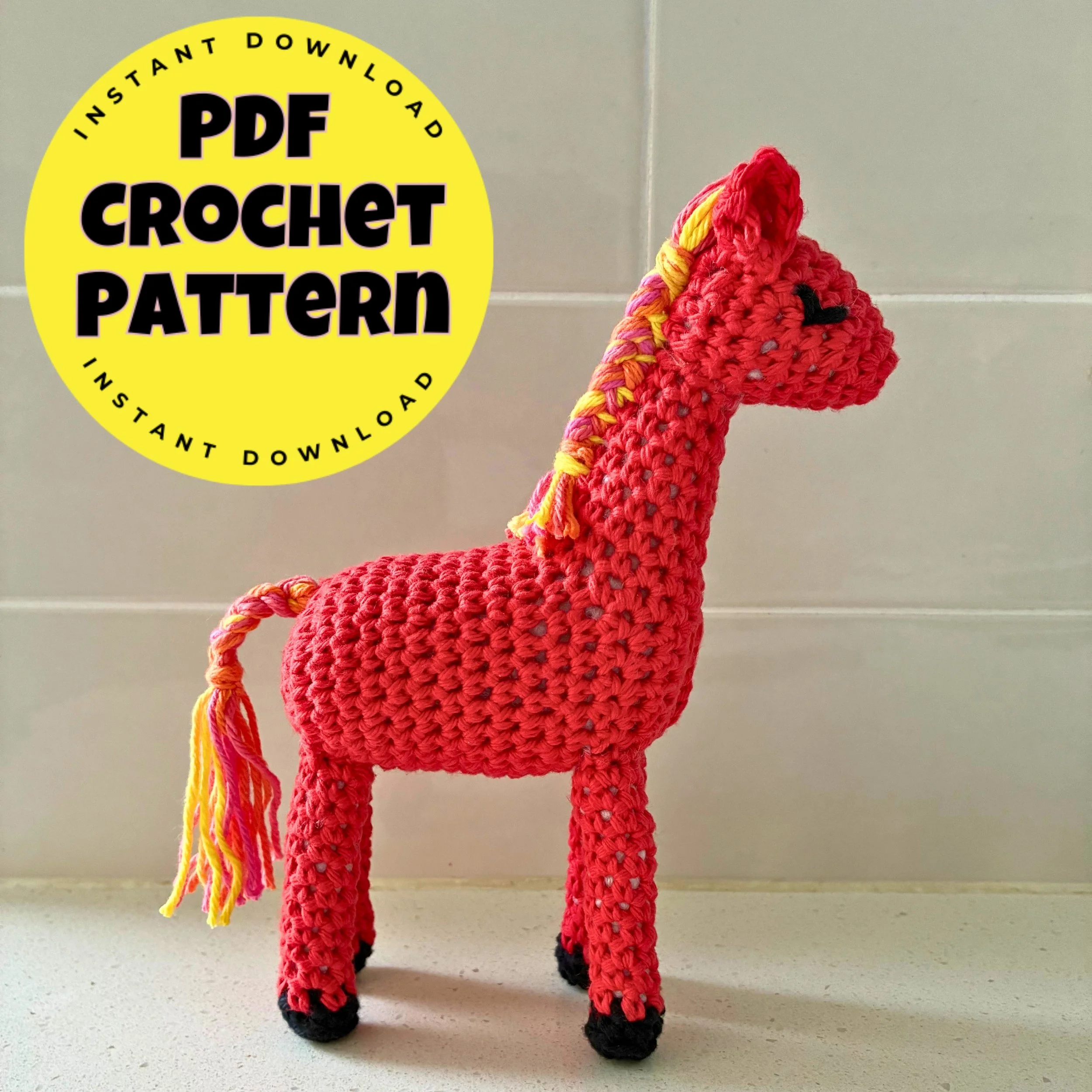 Fire Horse Crochet Pattern