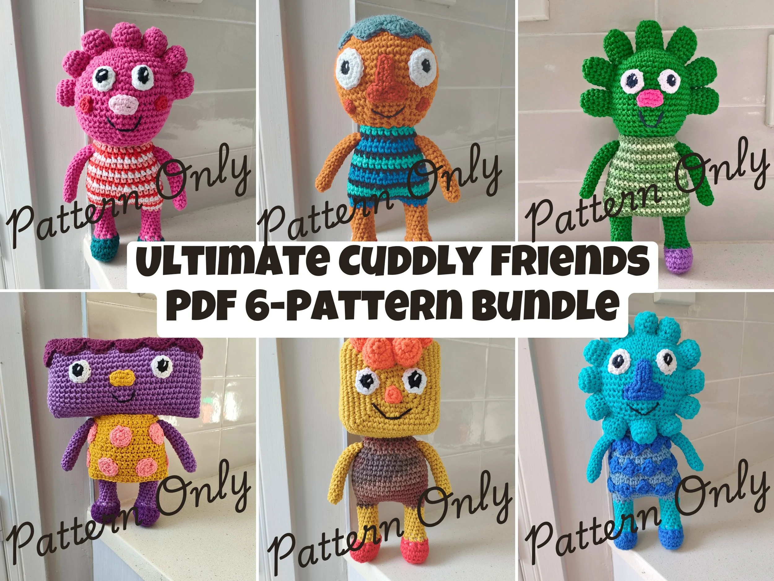 Ultimate Cuddly Friends Crochet Pattern Bundle