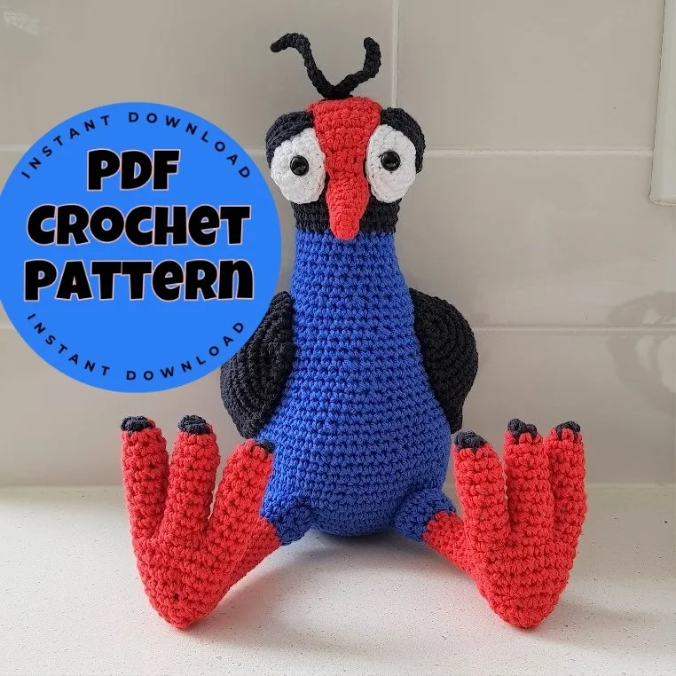 Poppy the Pukeko Crochet Pattern