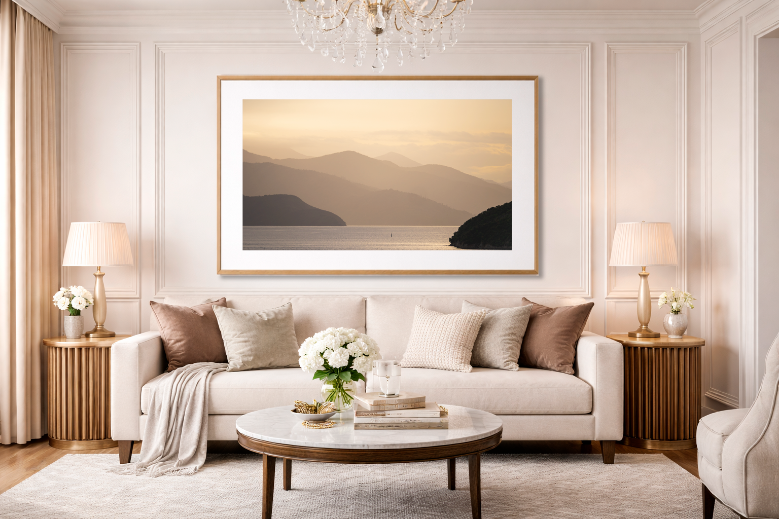 Evening Sailing Upon Marlborough Sounds