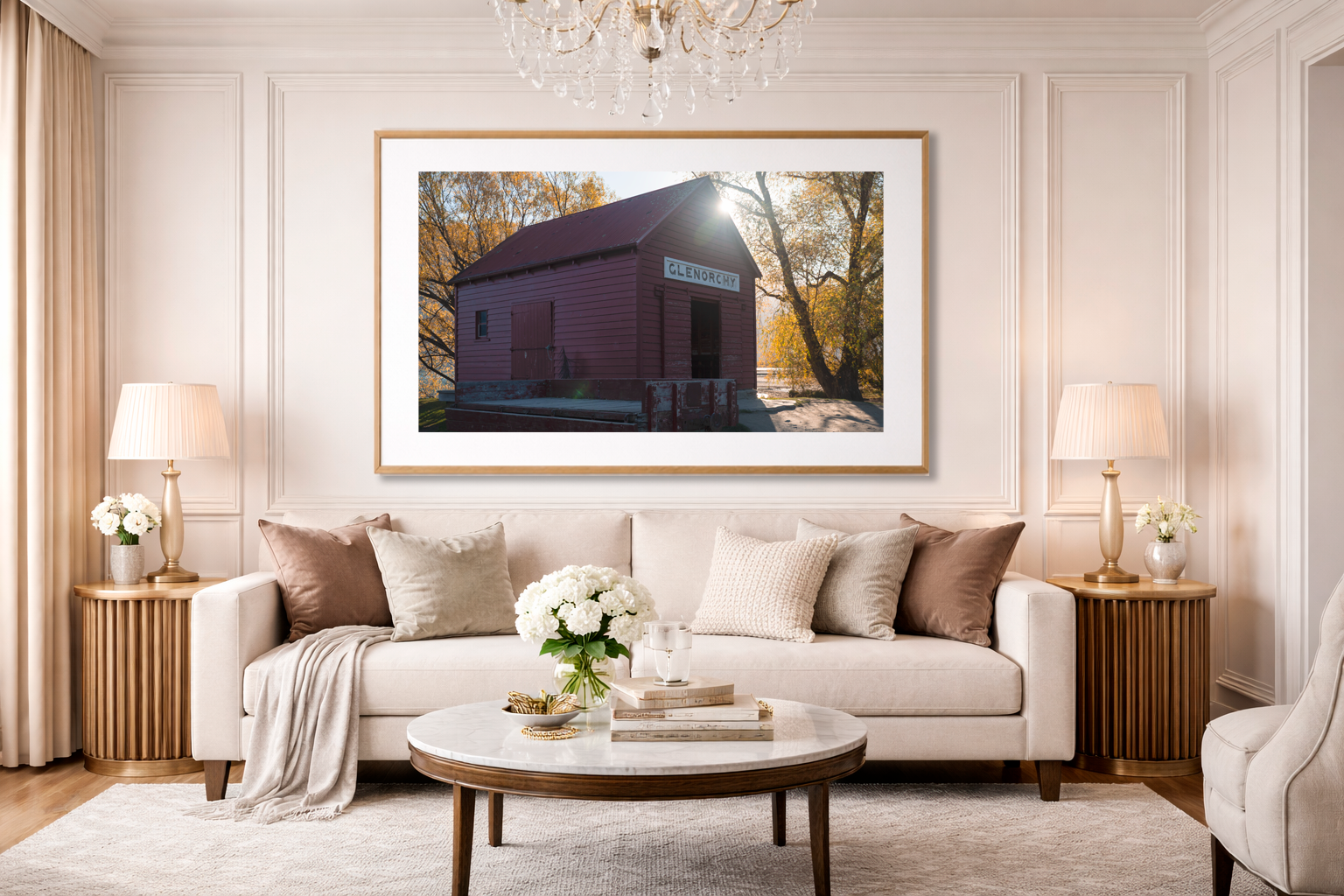 Sun Over Glenorchy Boat Shed