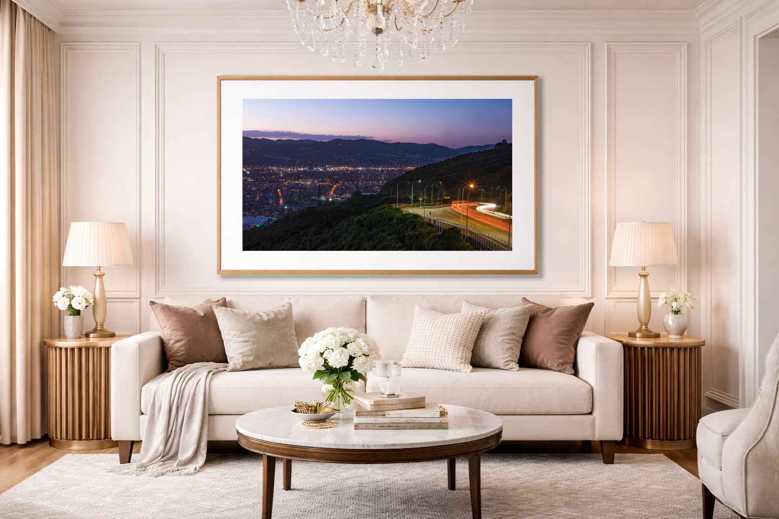 Calm Sunset Over Hutt Valley